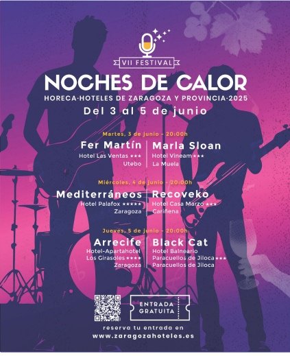 CARTEL NOCHES DE CALOR